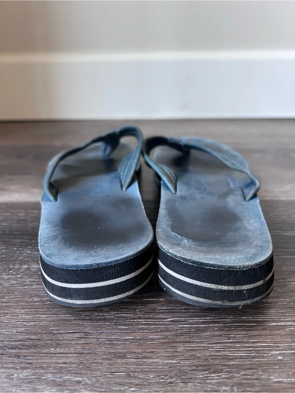 Rainbow Blue Flip Flop Sandals Size 10 - Picture 7 of 10
